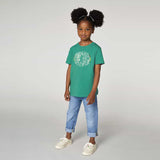 Round Lion Flag Heather Green K