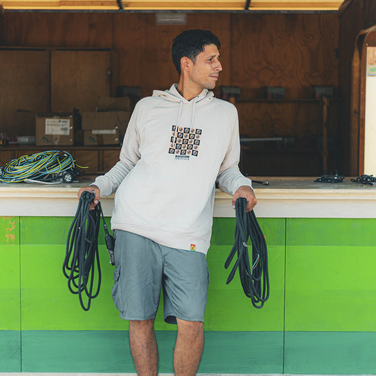 Reggae Sweatshit Chess Lion Rototom Sunsplash organic cotton