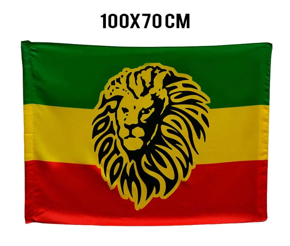 BANDERA rasta OFICIAL zion lion rototom